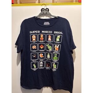 Super Mario XL Mens Short Sleeve T Shirt